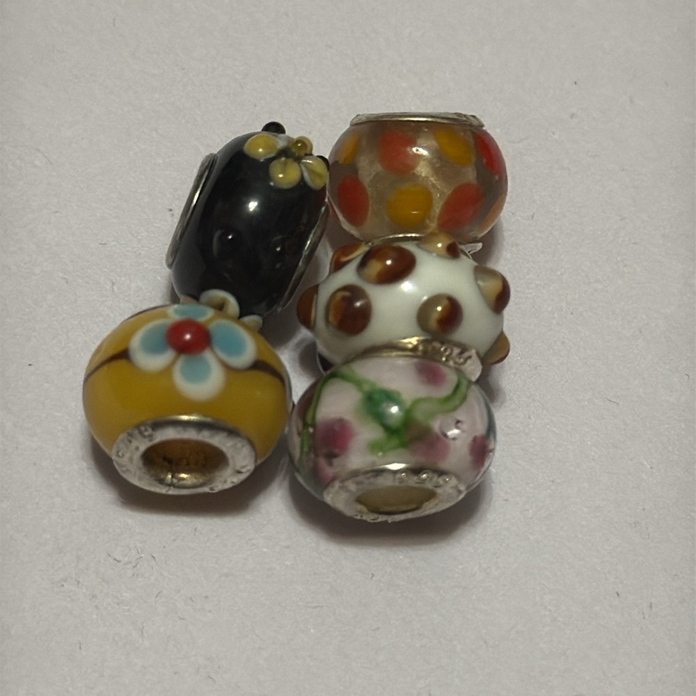 Sterling silver 925 beautiful Charm beads preowned Charms - Picture 9 of 13